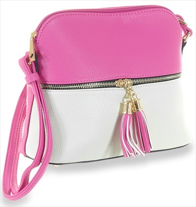 Tassel Accented Crossbody Sling